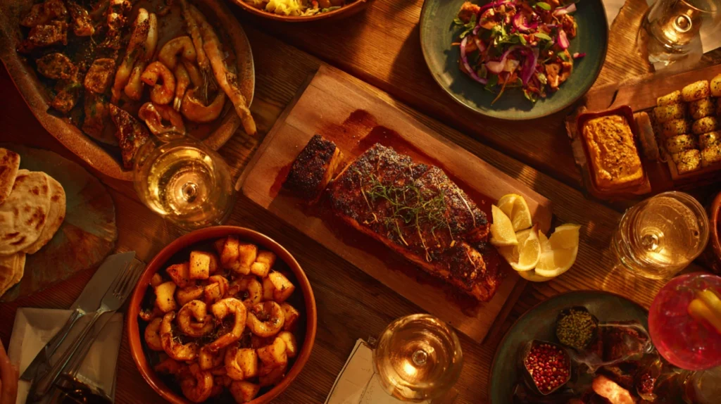 Za jednostavno planiranje poslovne proslave nudimo all inclusive meni sa predjelom, glavnim jelom, dezertom i pićem, koji štedi vreme i energiju.